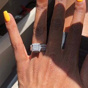 Wedding ring 1ct